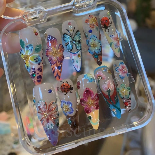 Siscute handmade press on nails