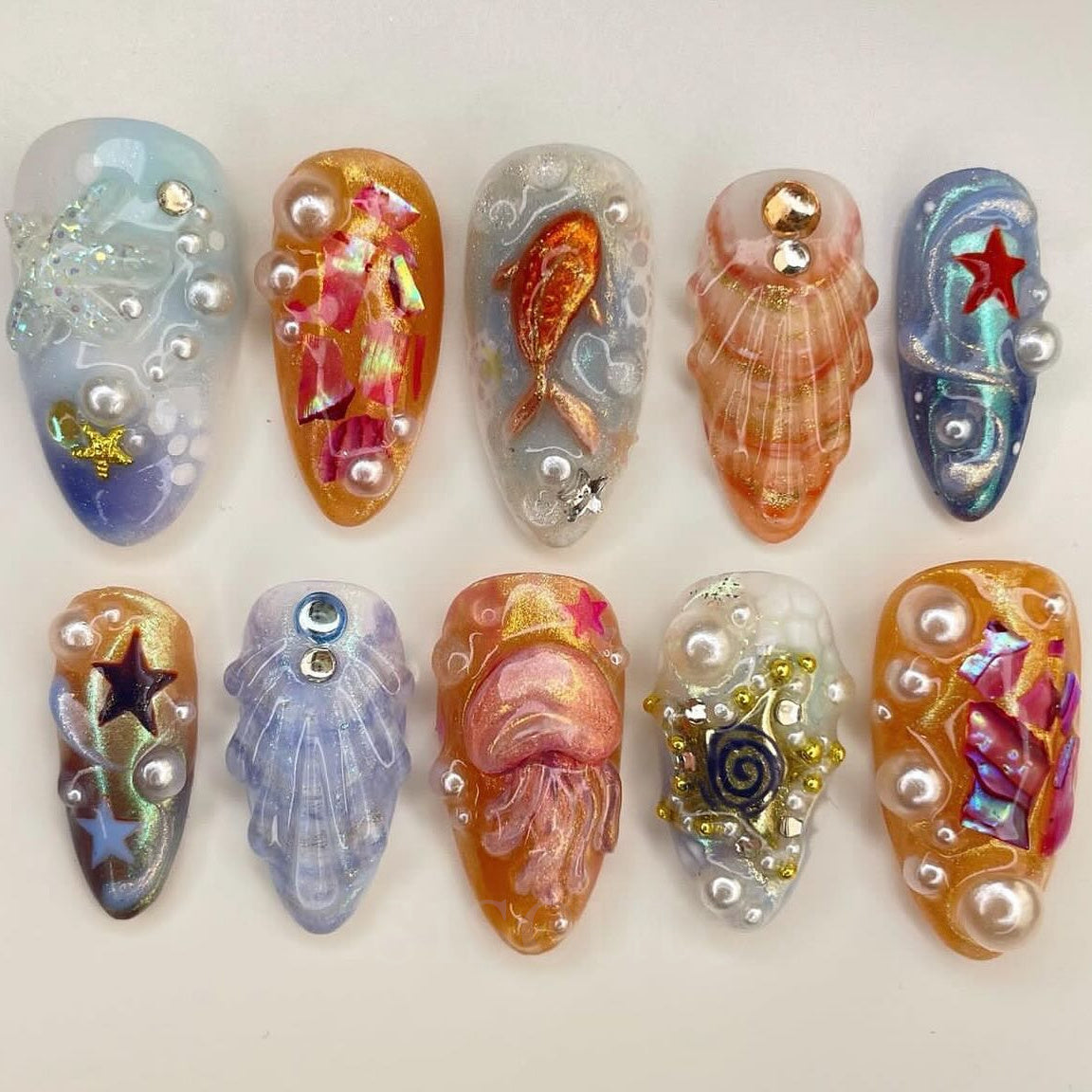 Siscute handmade press on nails