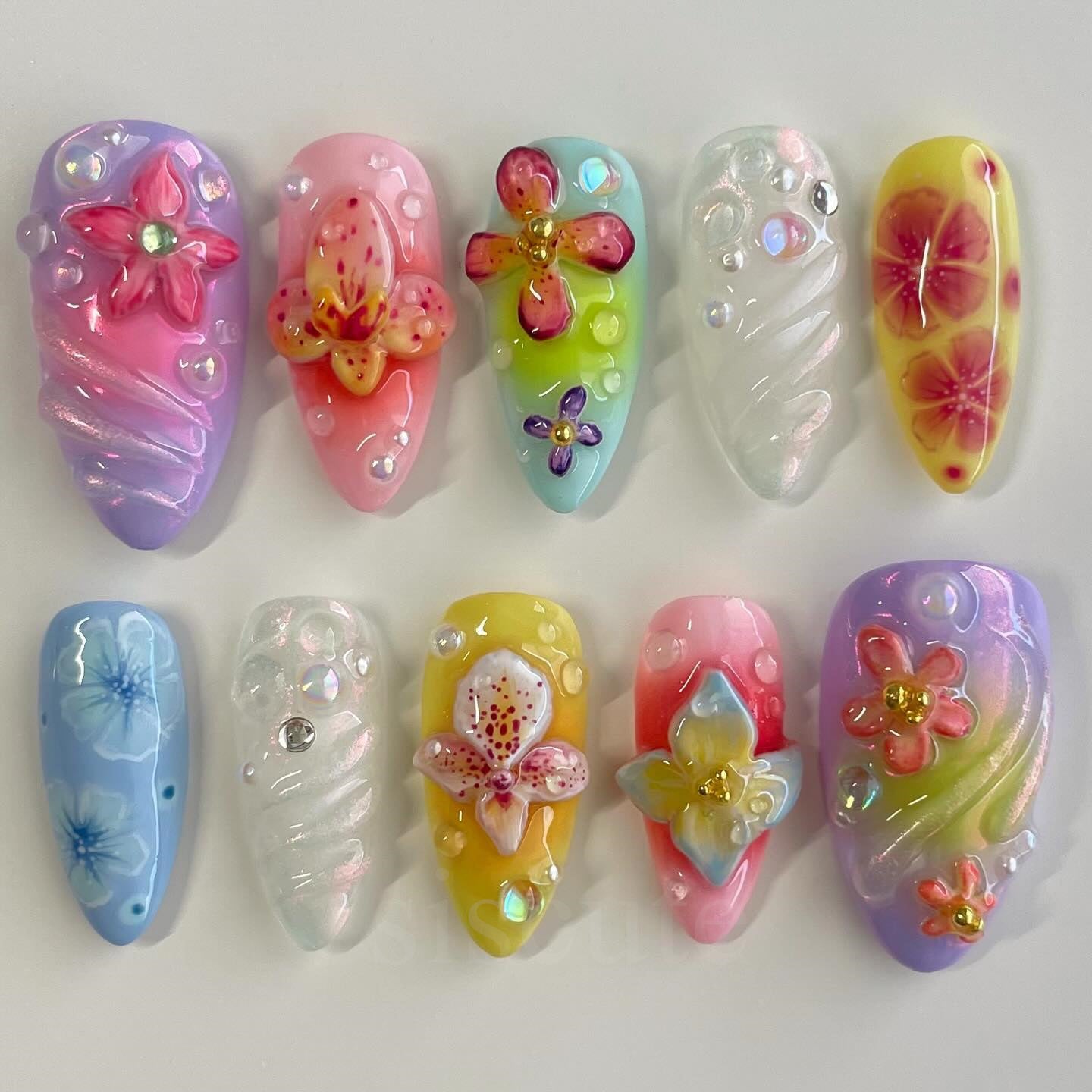 Siscute handmade press on nails