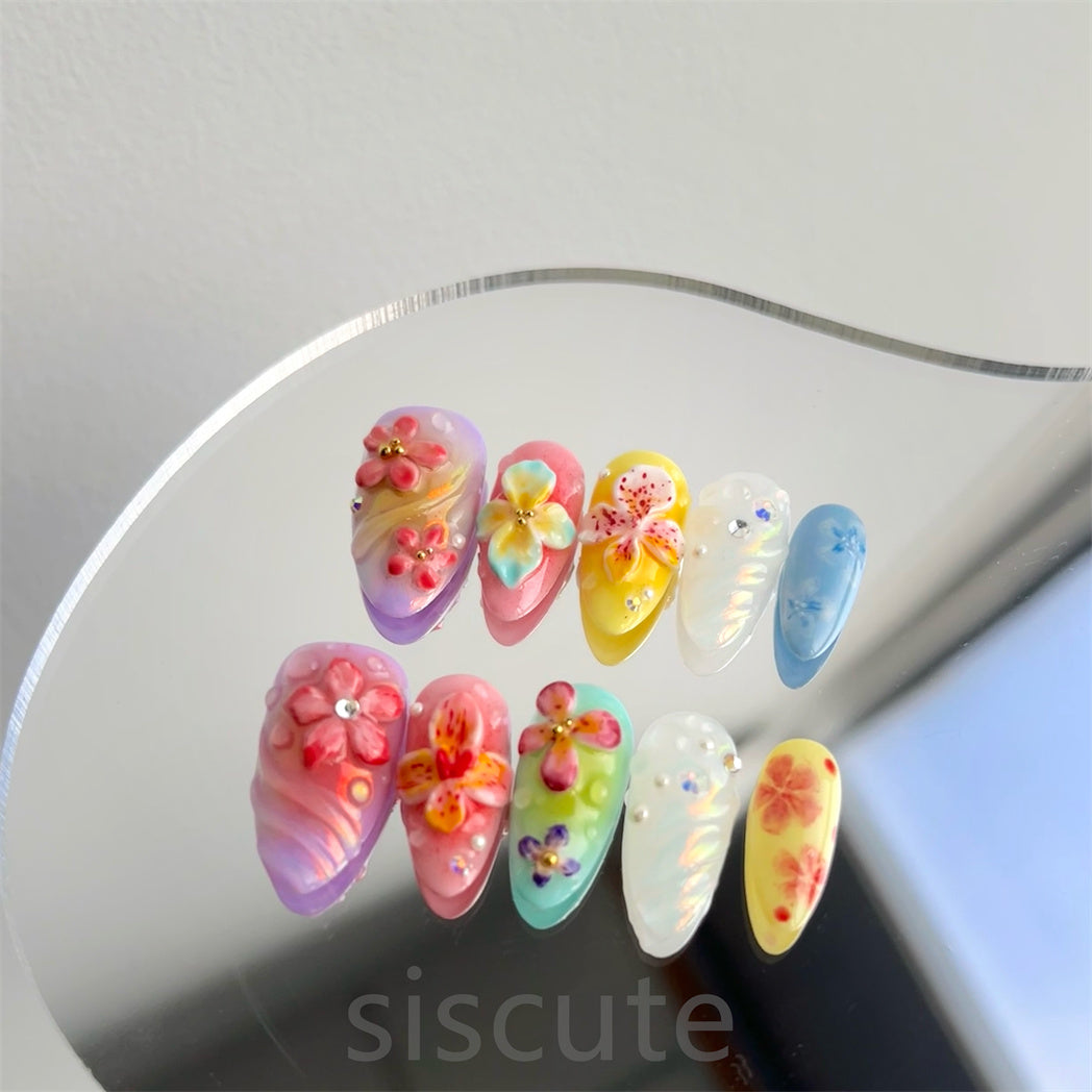 Siscute handmade press on nails