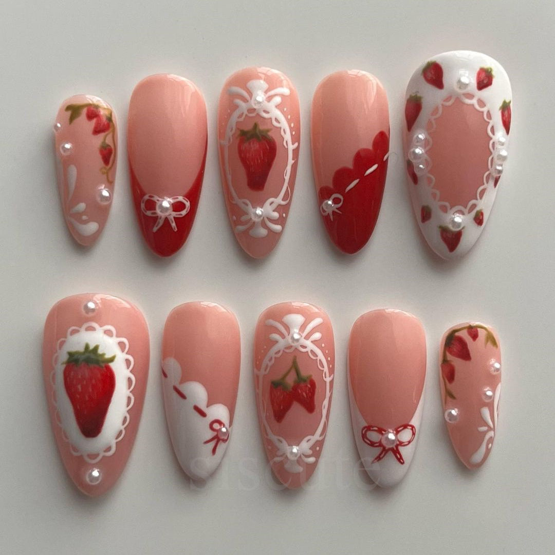 Siscute handmade press on nails