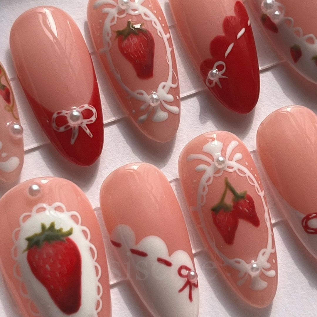 Siscute handmade press on nails