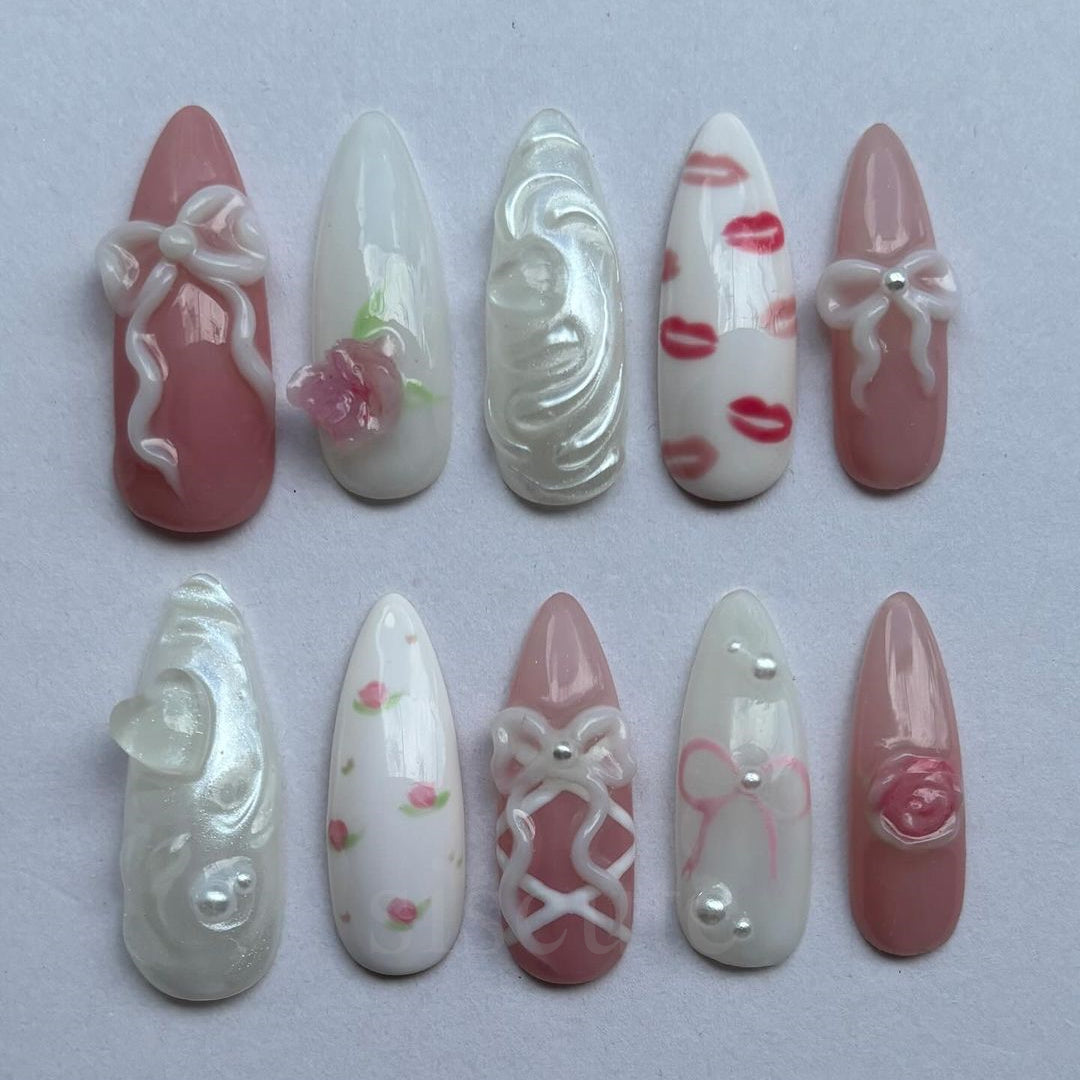 Siscute handmade press on nails