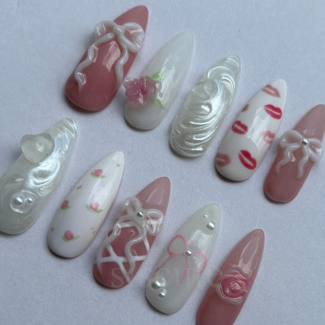 Siscute handmade press on nails