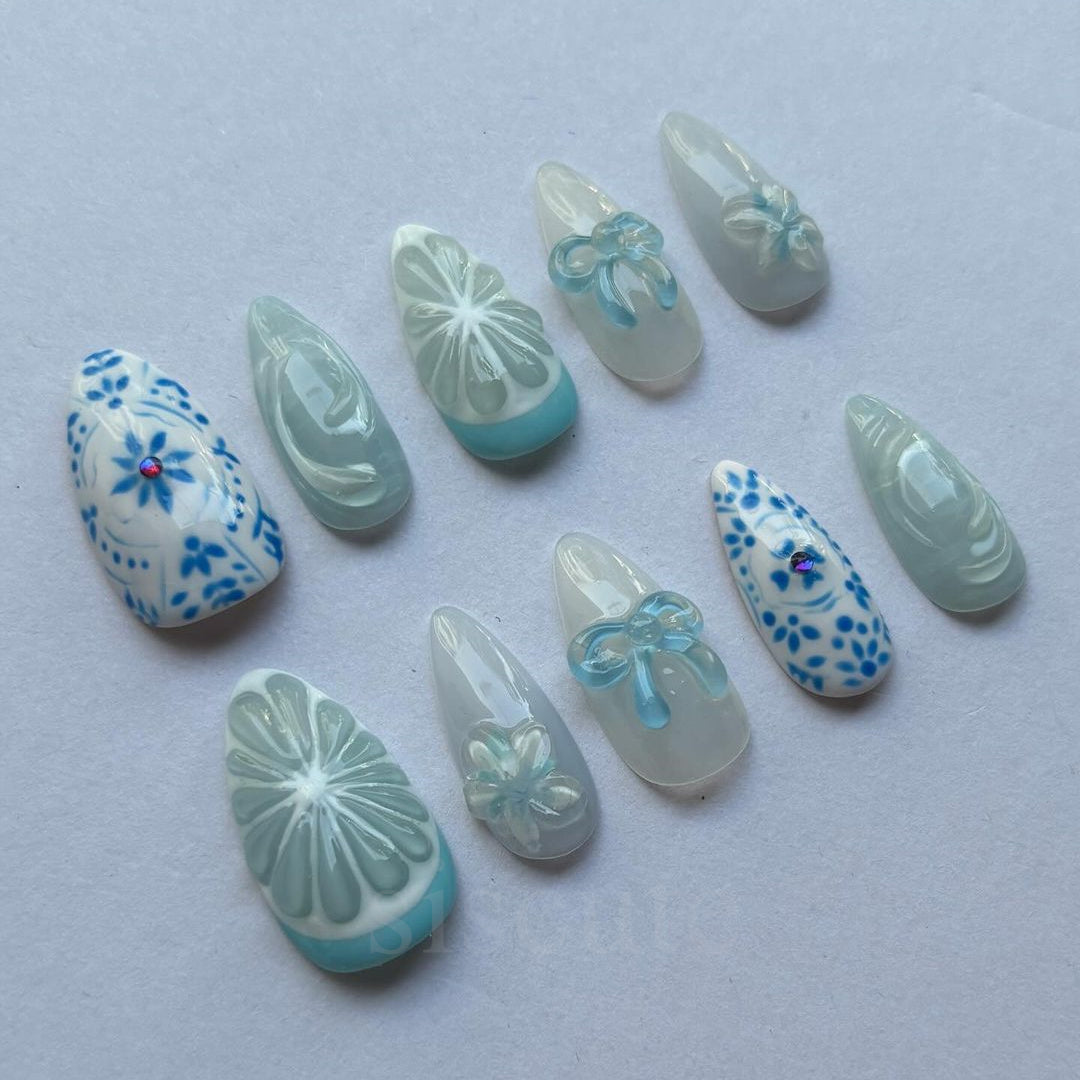 Siscute handmade press on nails