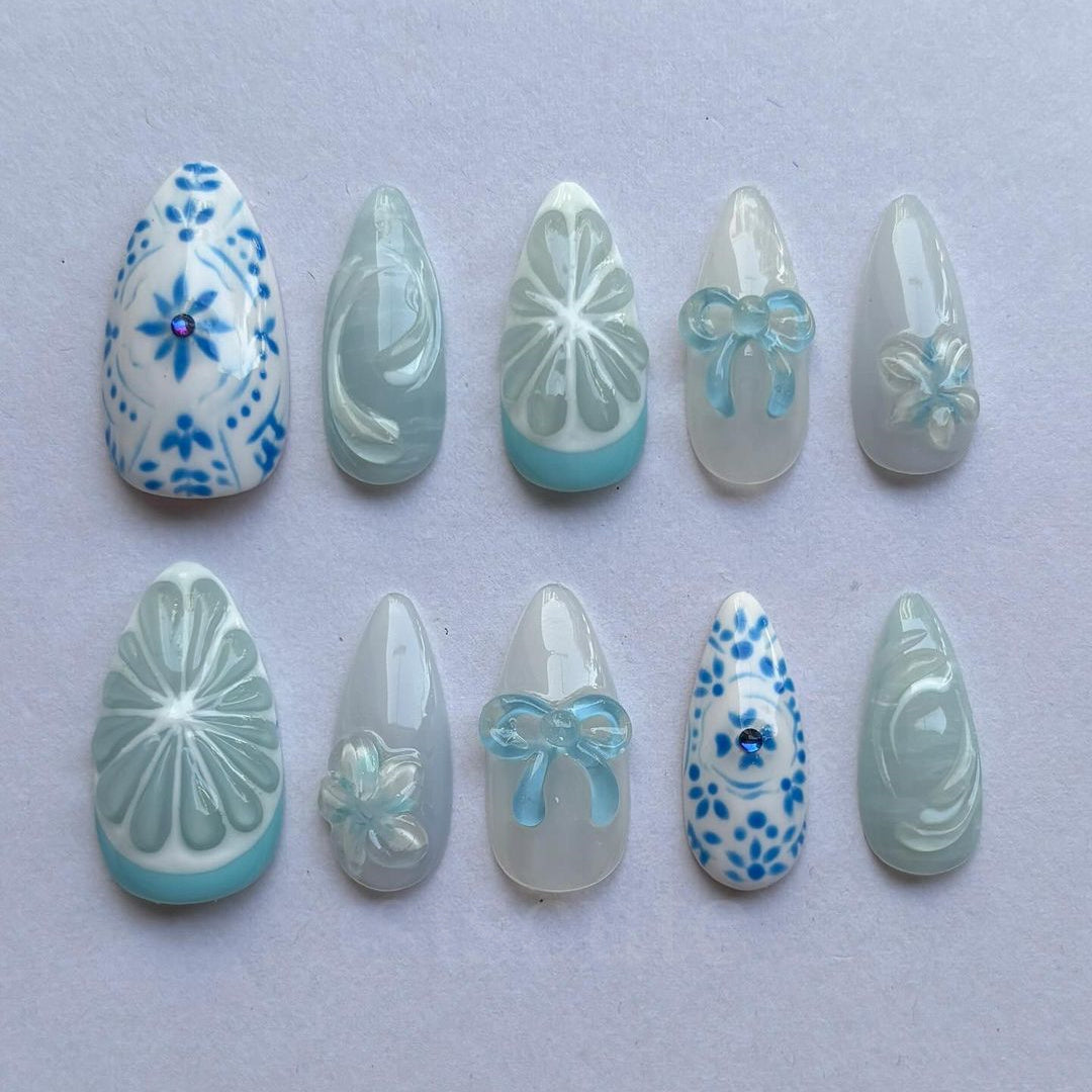 Siscute handmade press on nails