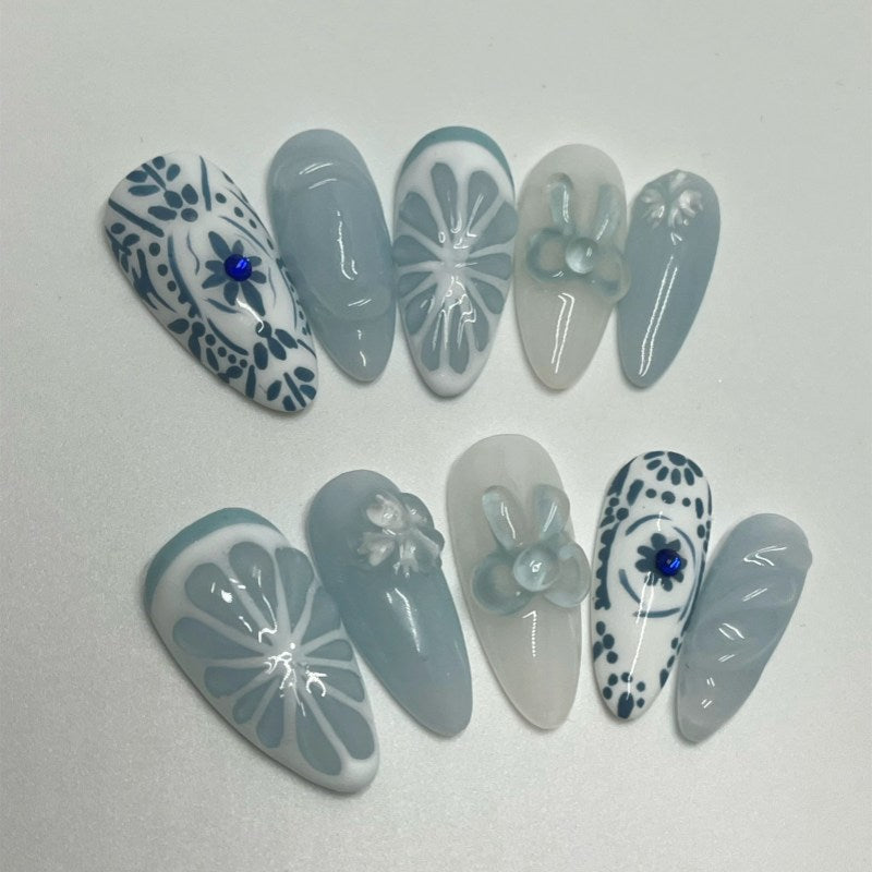 Siscute handmade press on nails