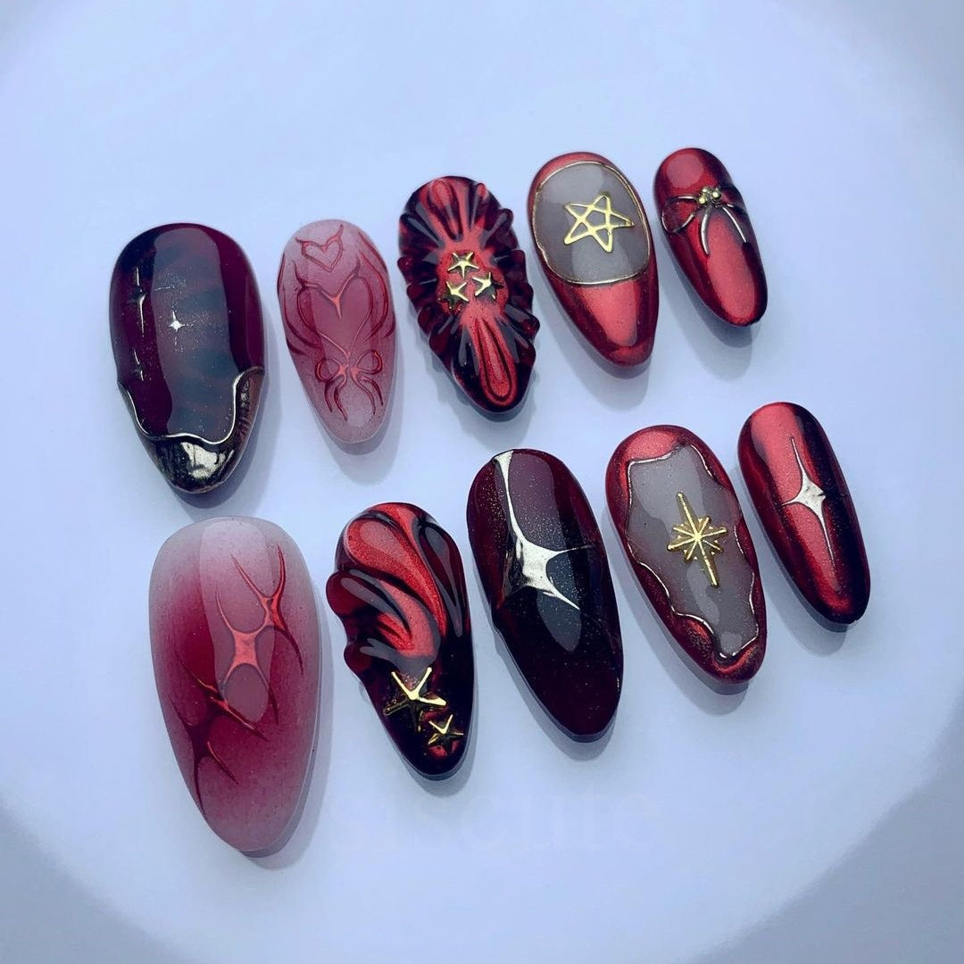 Siscute handmade press on nails