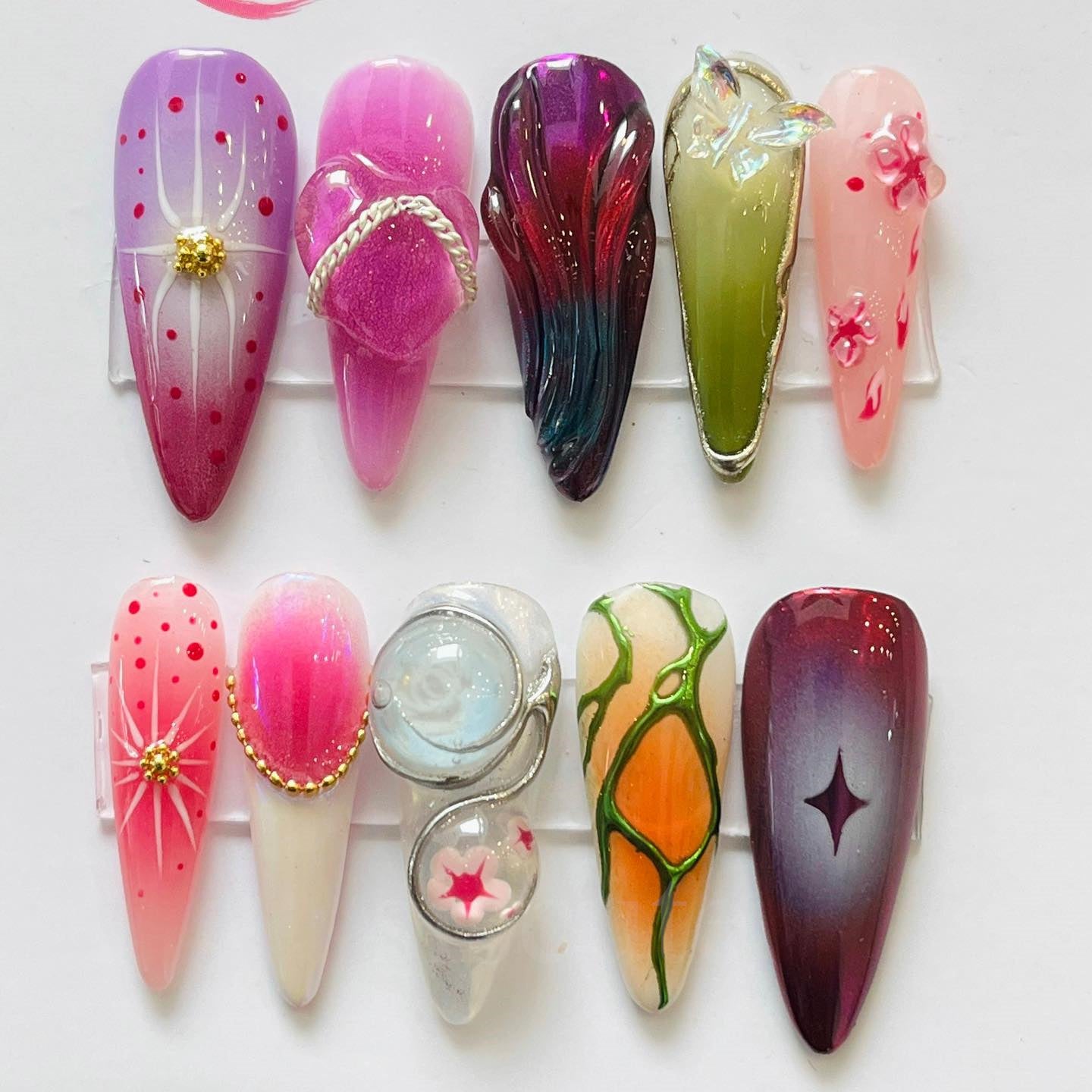 Siscute handmade press on nails