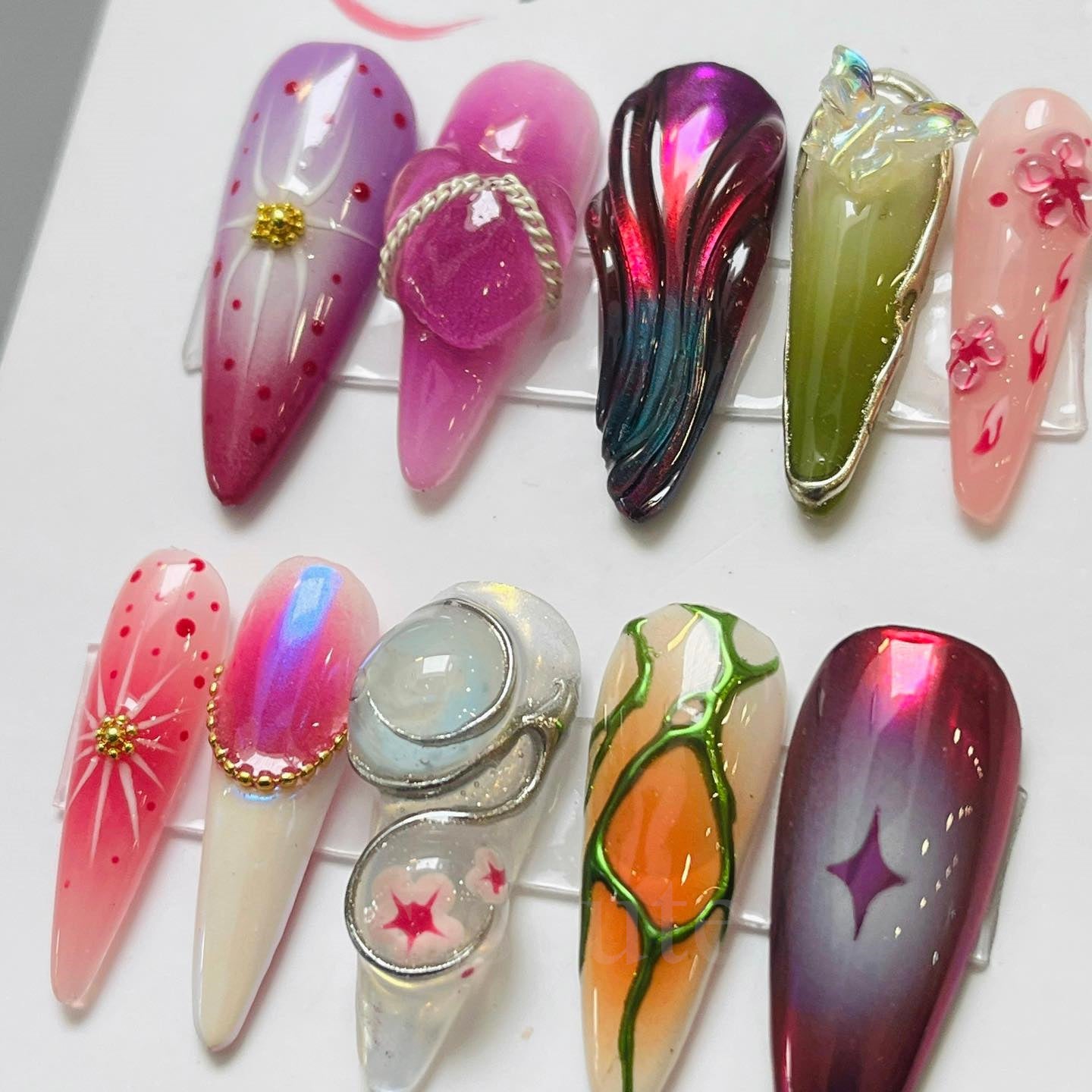 Siscute handmade press on nails