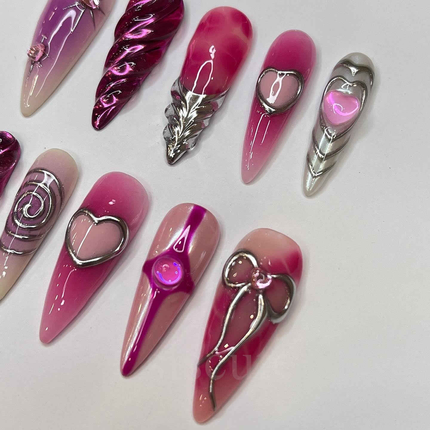 Siscute handmade press on nails