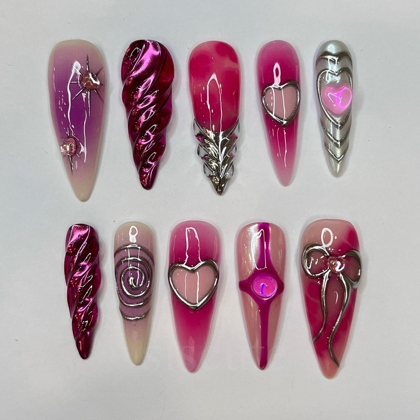 Siscute handmade press on nails