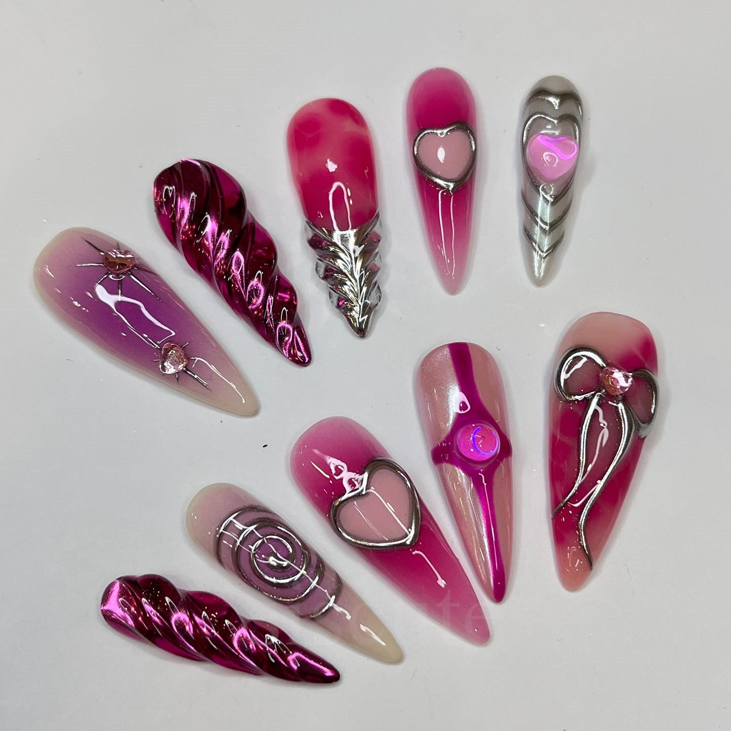 Siscute handmade press on nails