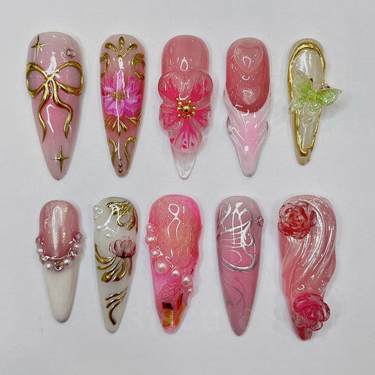 Siscute handmade press on nails