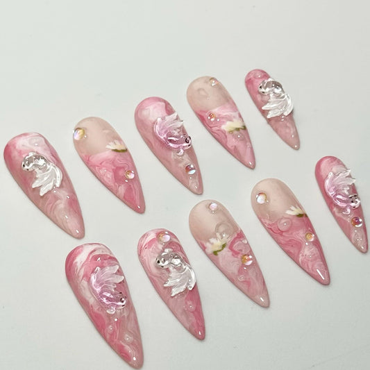 Siscute handmade press on nails