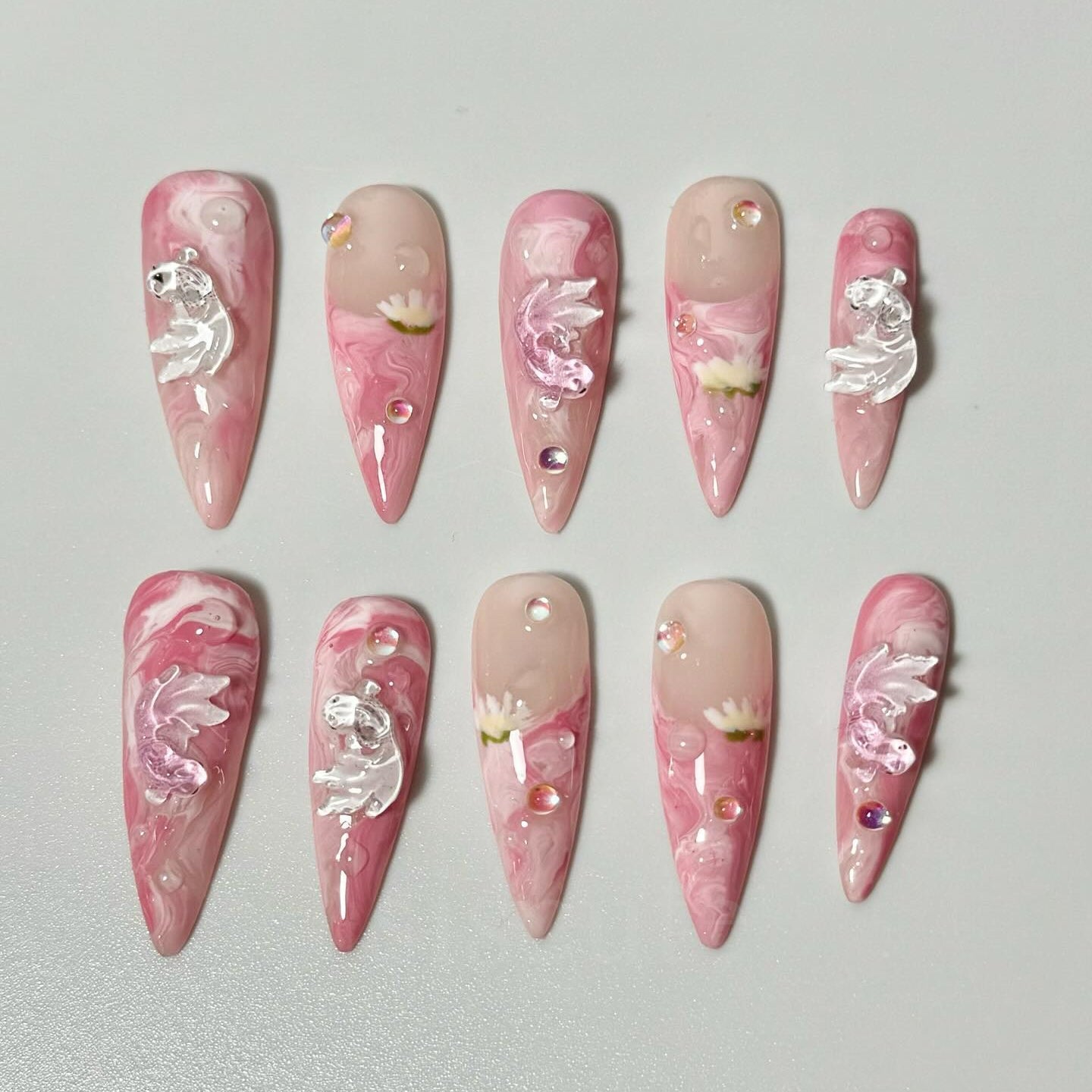 Siscute handmade press on nails