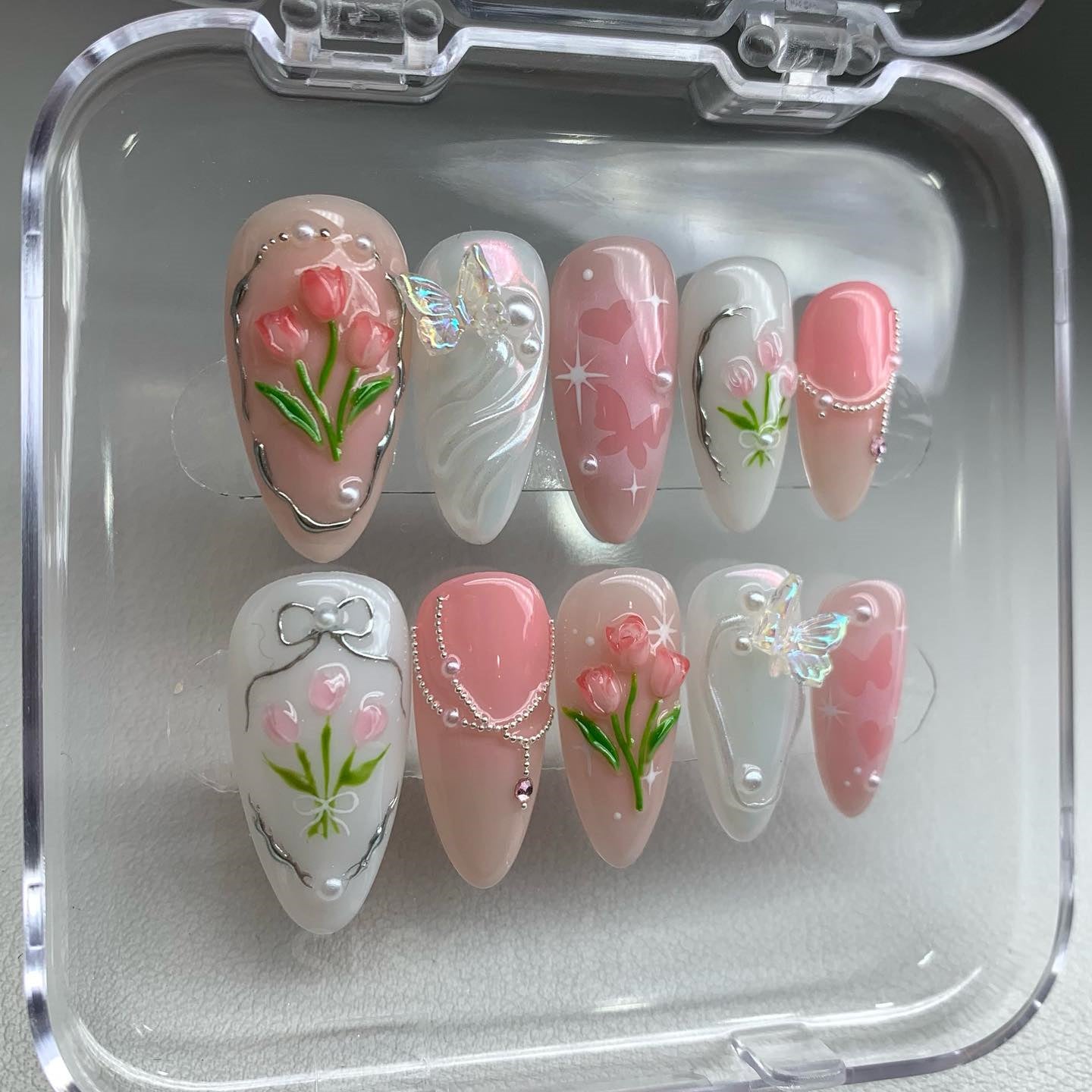 Siscute handmade press on nails