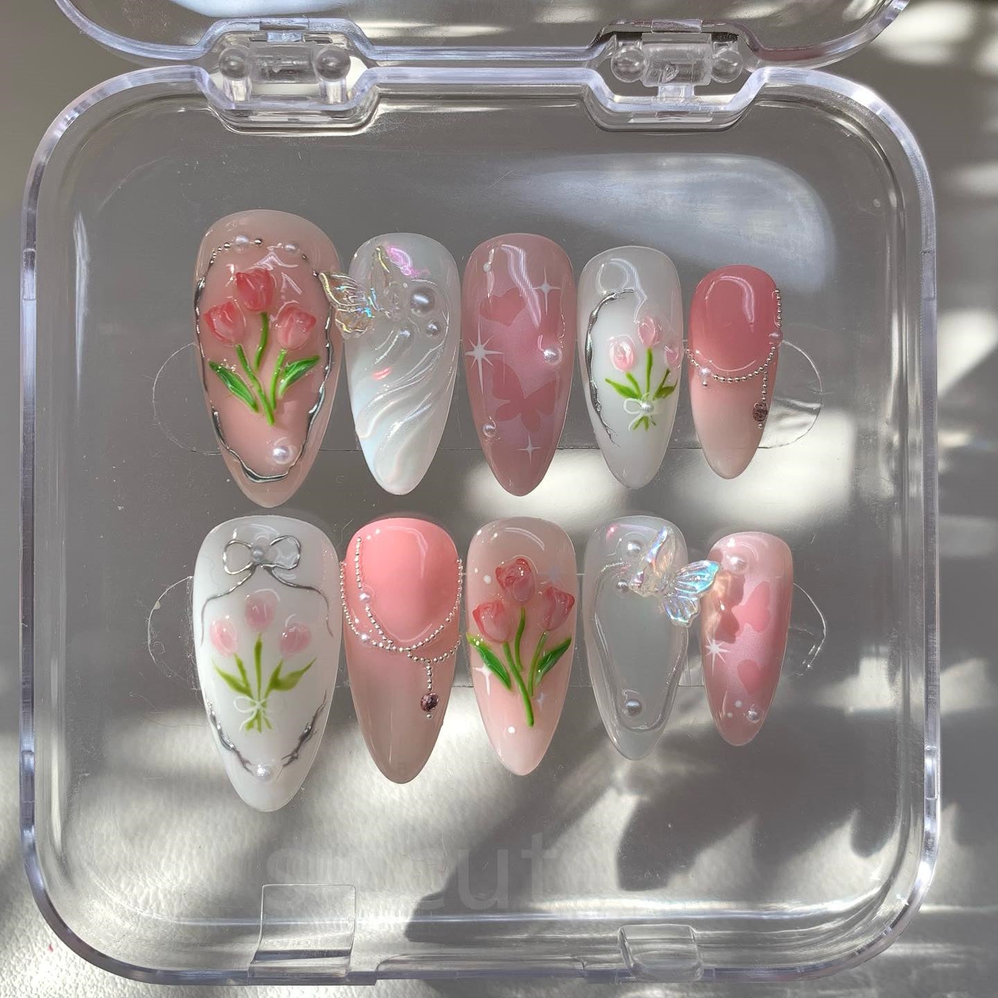 Siscute handmade press on nails