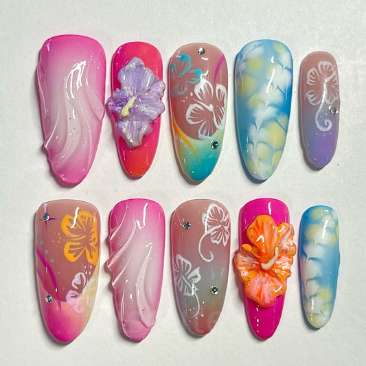 Siscute handmade press on nails