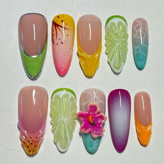 Siscute handmade press on nails