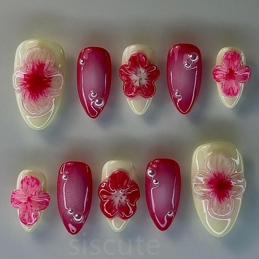 Siscute handmade press on nails