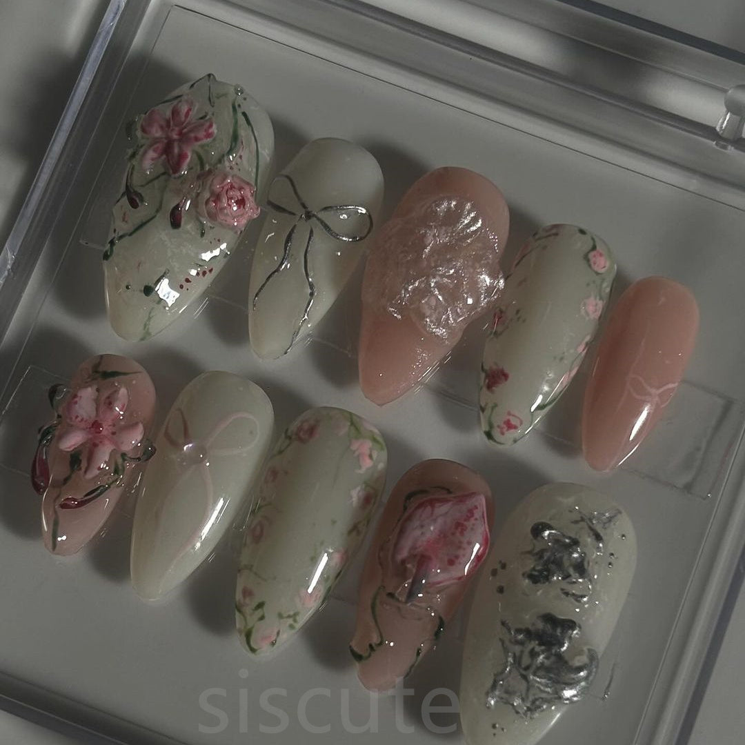 Siscute handmade press on nails