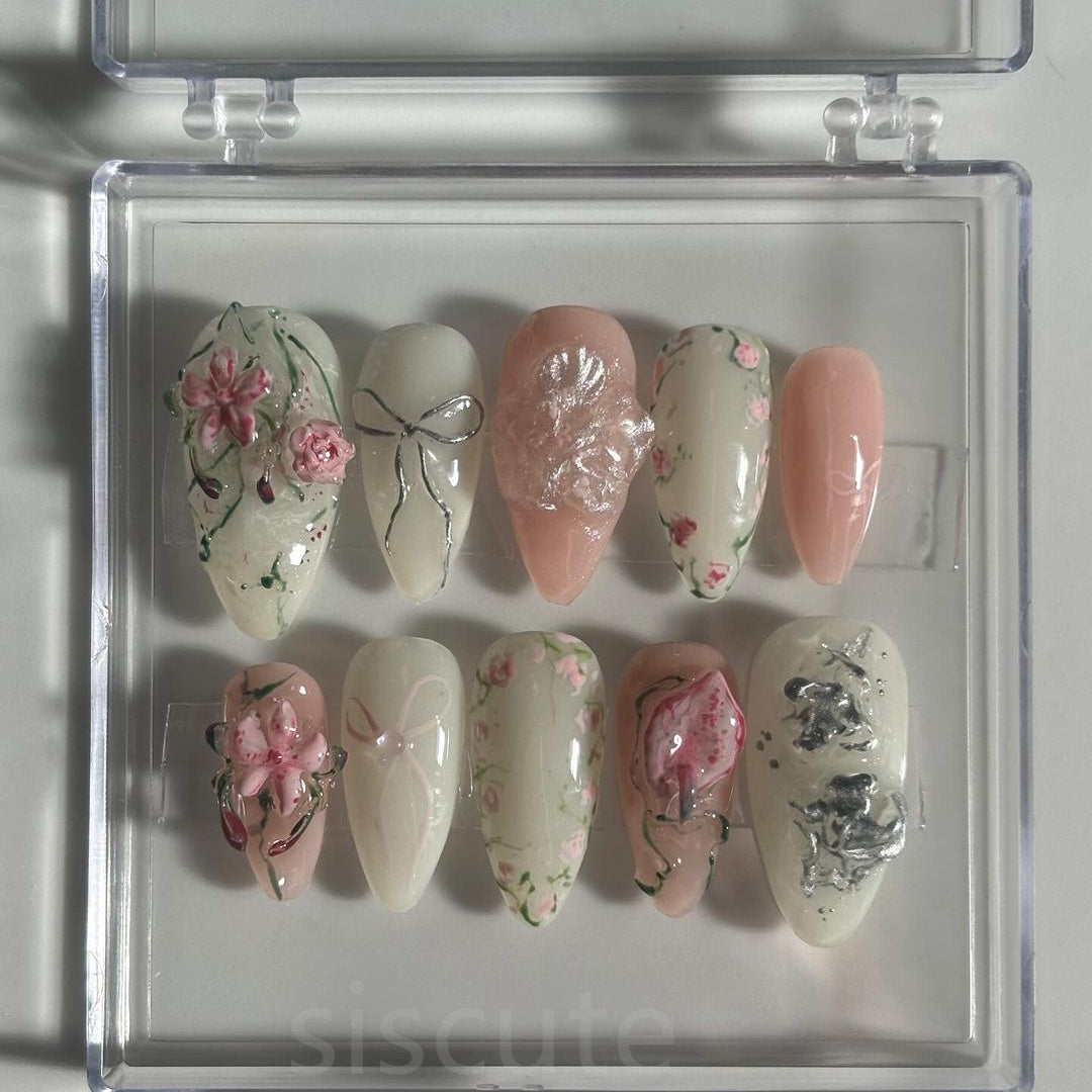 Siscute handmade press on nails