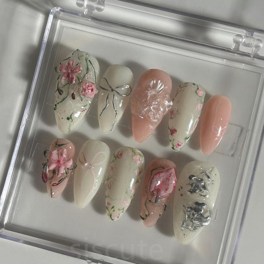 Siscute handmade press on nails