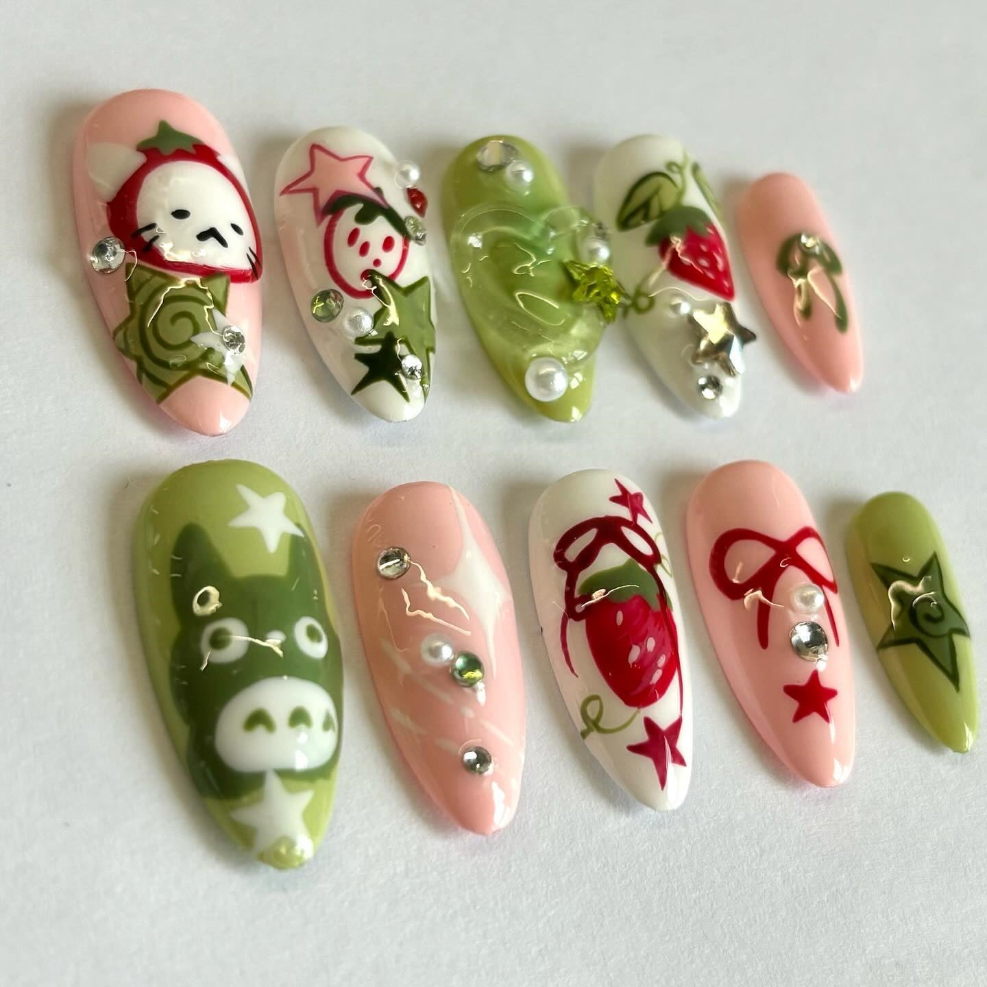 Siscute handmade press on nails