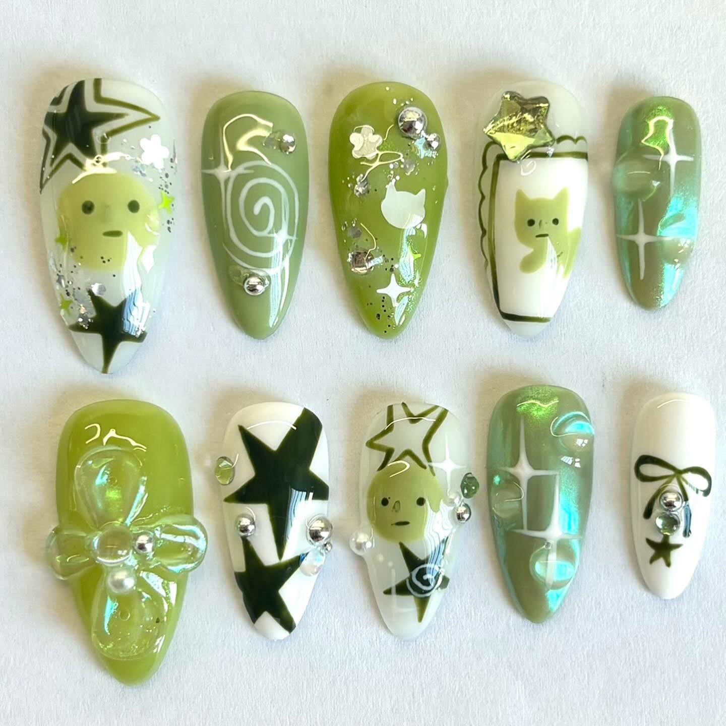 Siscute handmade press on nails