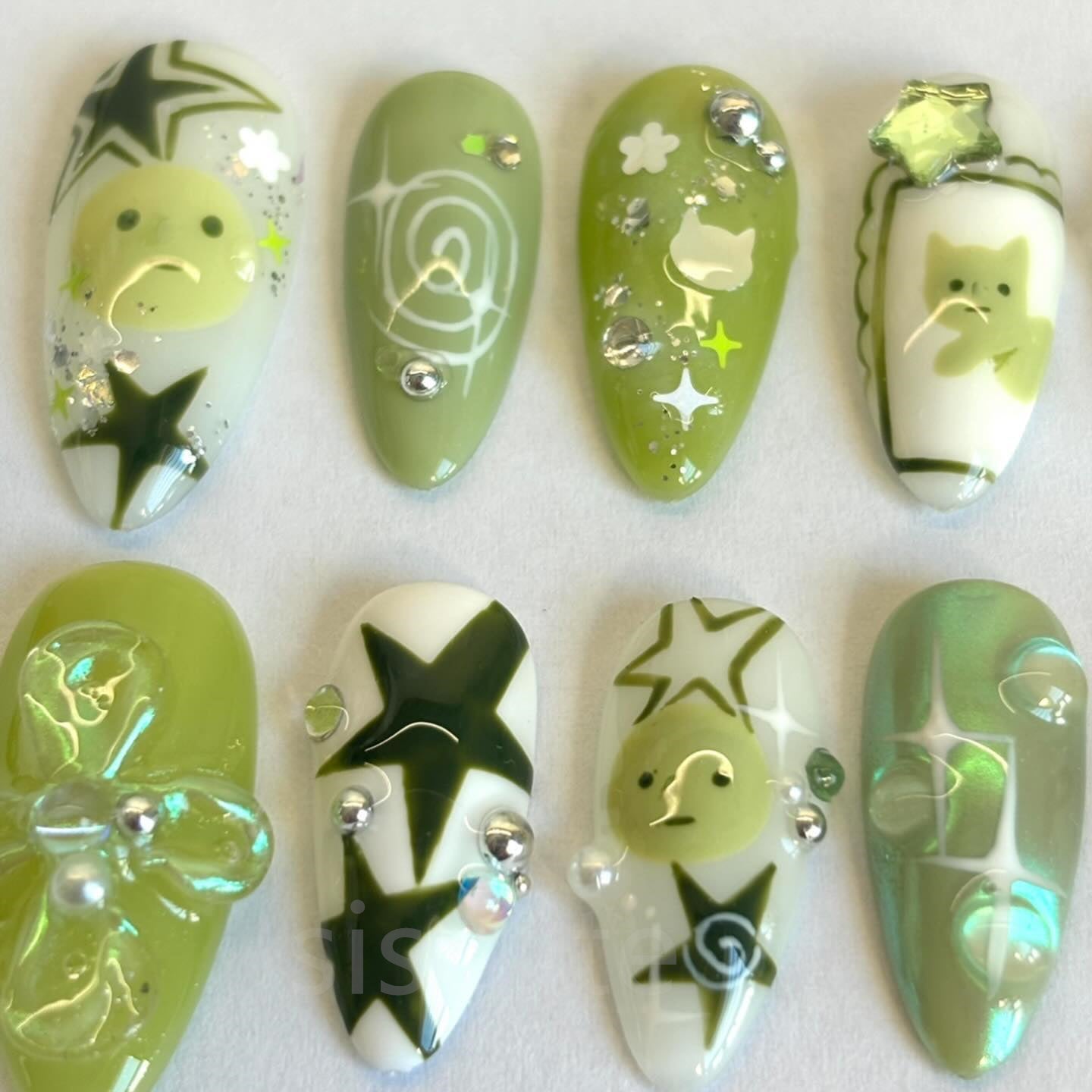 Siscute handmade press on nails