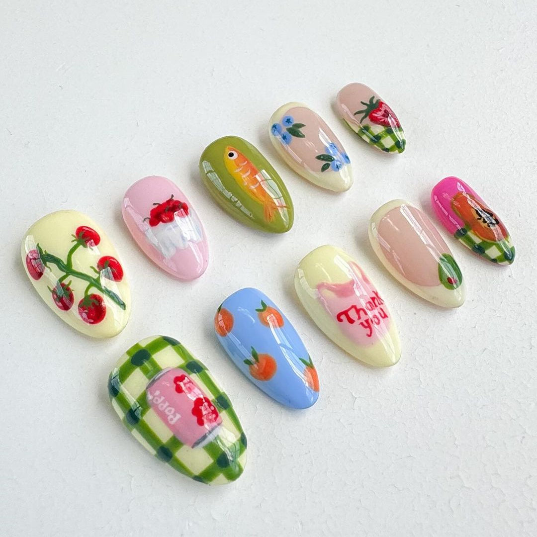 Siscute handmade press on nails