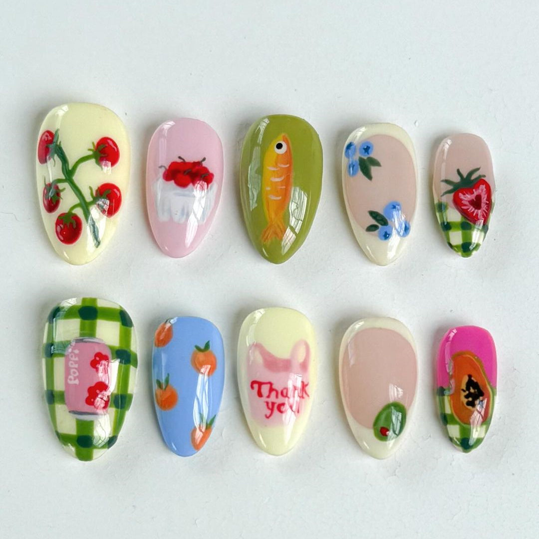 Siscute handmade press on nails