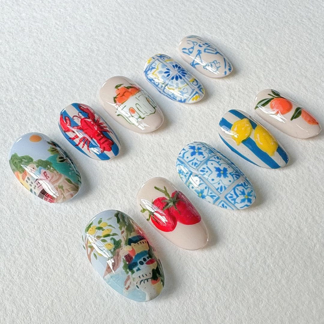 Siscute handmade press on nails