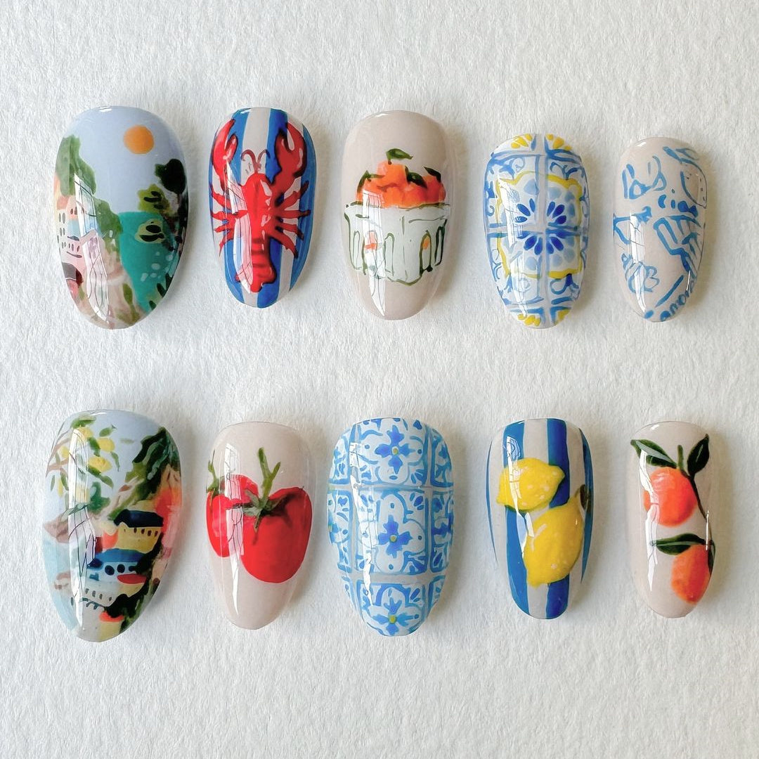 Siscute handmade press on nails