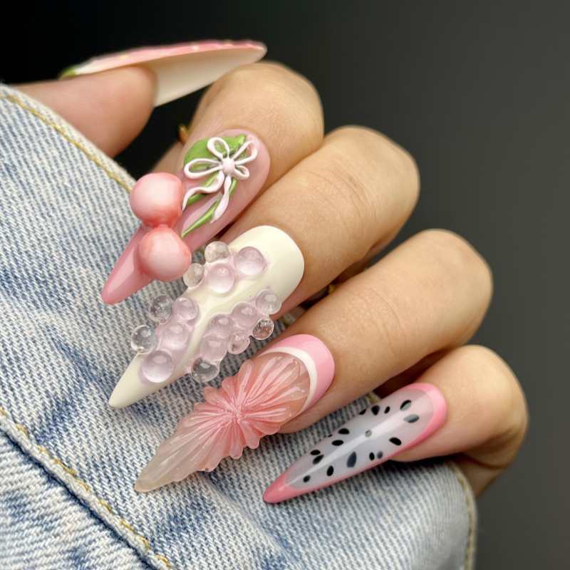 Siscute handmade press on nails