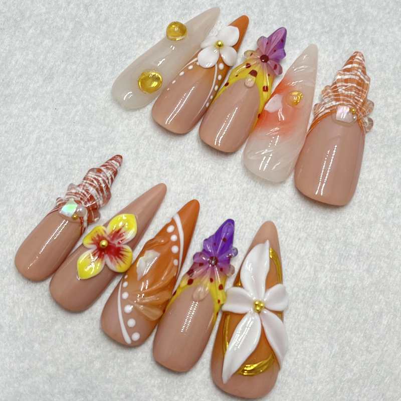 Siscute handmade press on nails