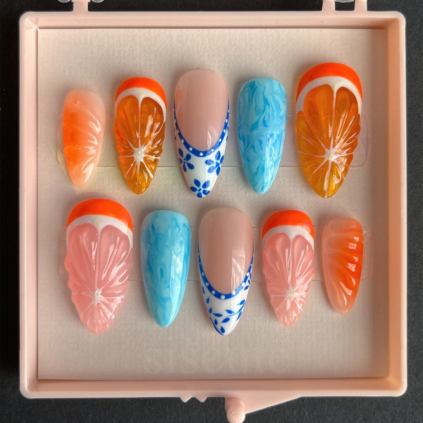 Siscute handmade press on nails