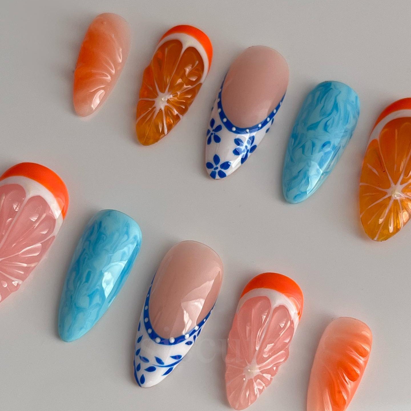 Siscute handmade press on nails