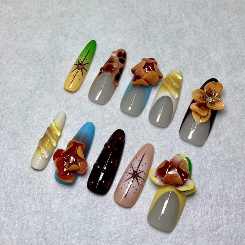 Siscute handmade press on nails