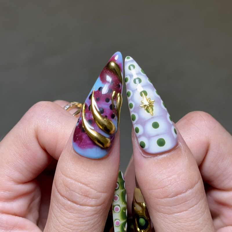 Siscute handmade press on nails