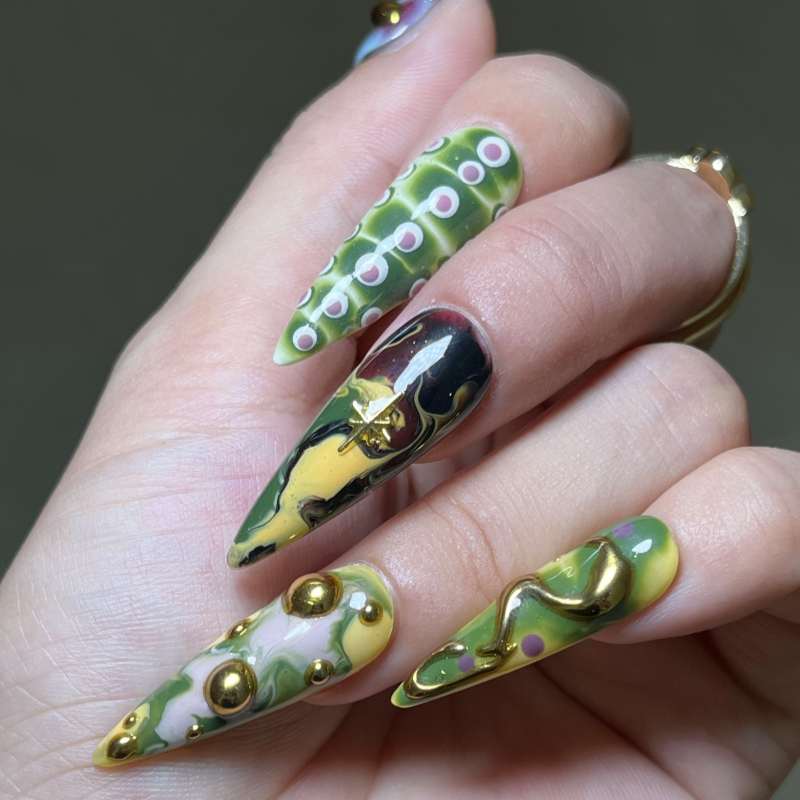 Siscute handmade press on nails