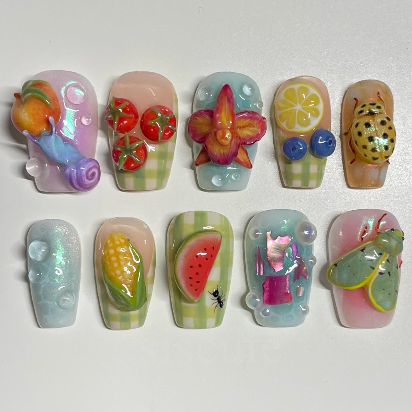 Siscute handmade press on nails