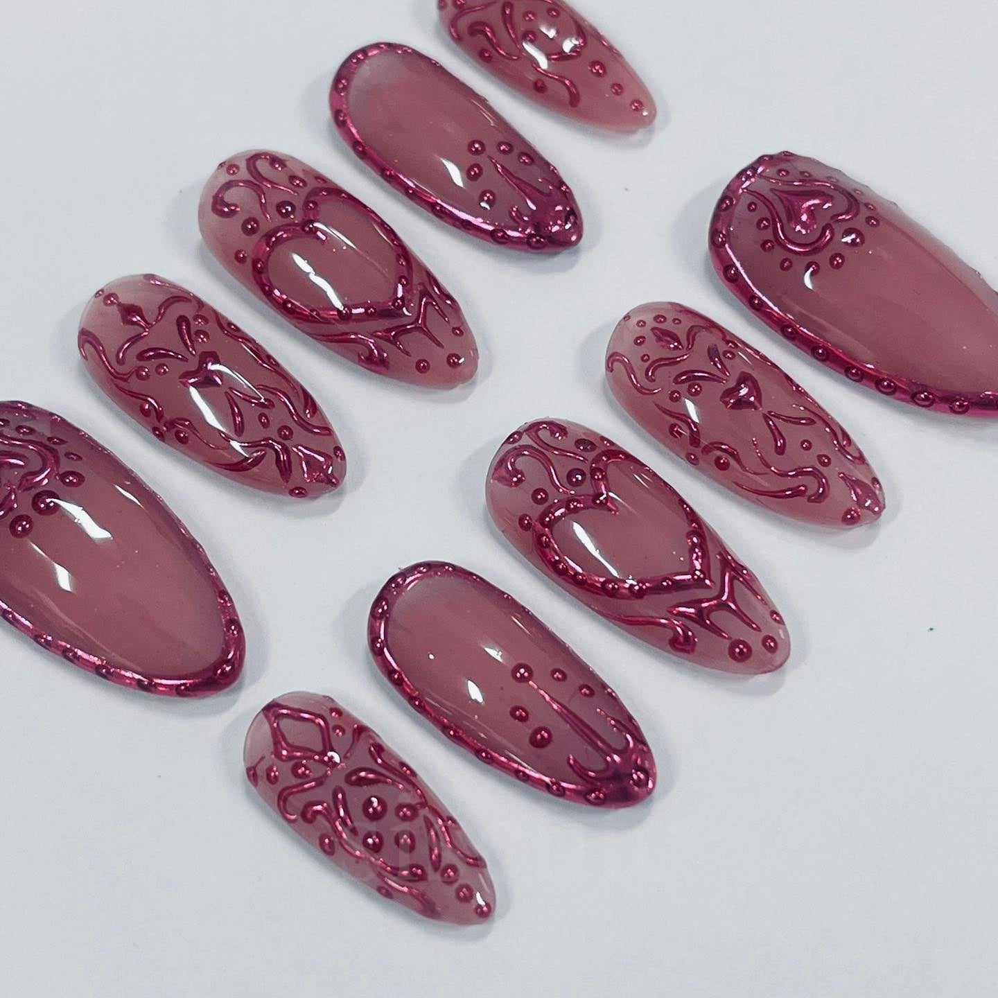 Siscute handmade press on nails