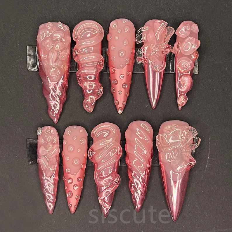 Siscute handmade press on nails